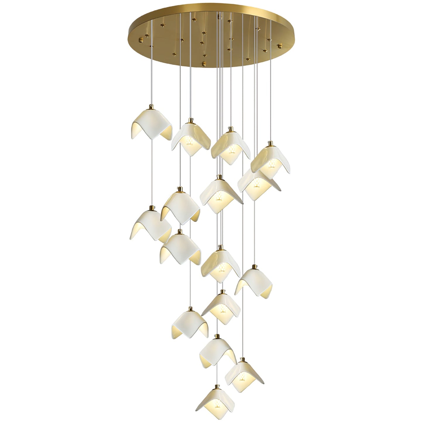 Orlani Cascade Stairs Chandelier - YIOSI