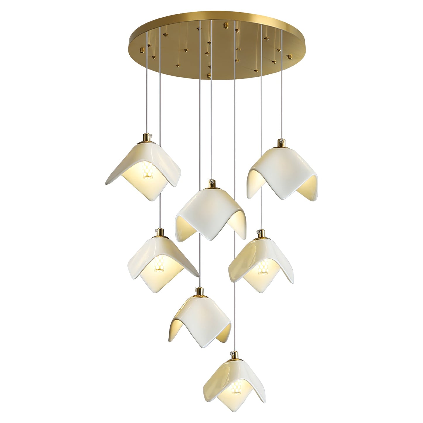 Orlani Cascade Stairs Chandelier - YIOSI