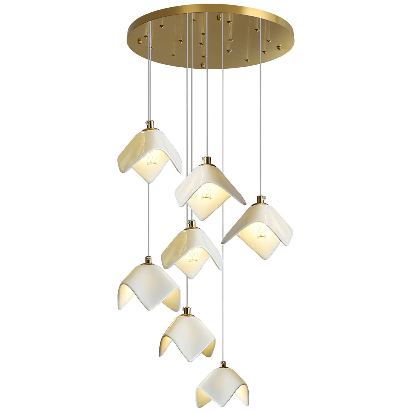 Orlani Cascade Stairs Chandelier - YIOSI