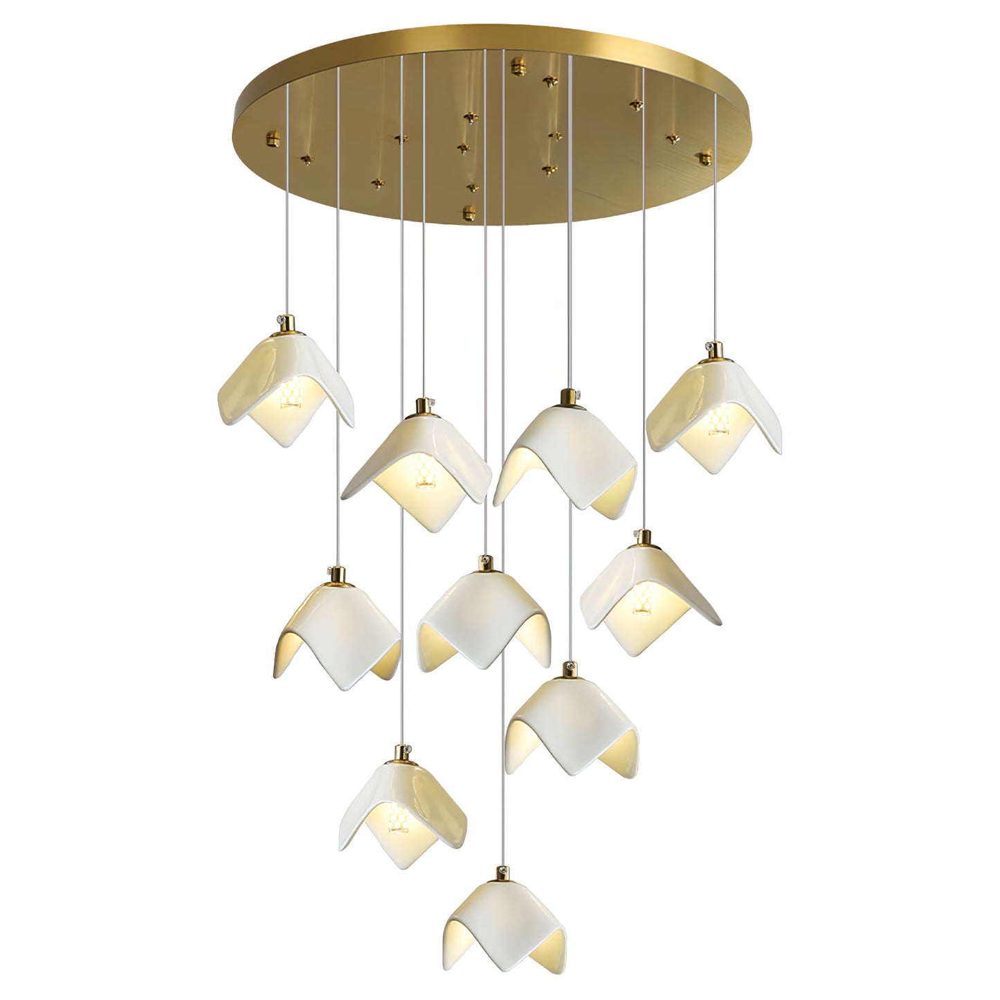 Orlani Cascade Stairs Chandelier - YIOSI