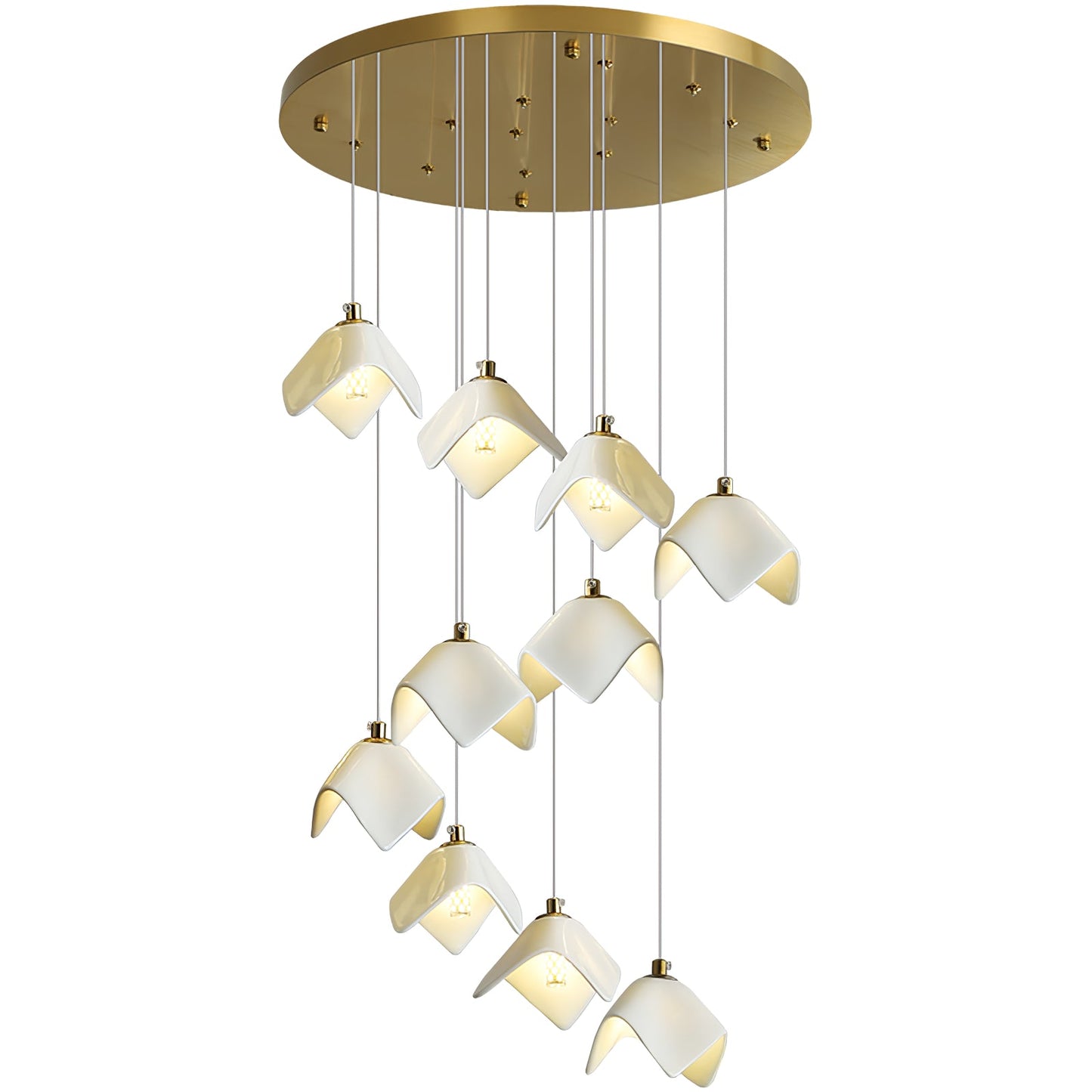 Orlani Cascade Stairs Chandelier - YIOSI