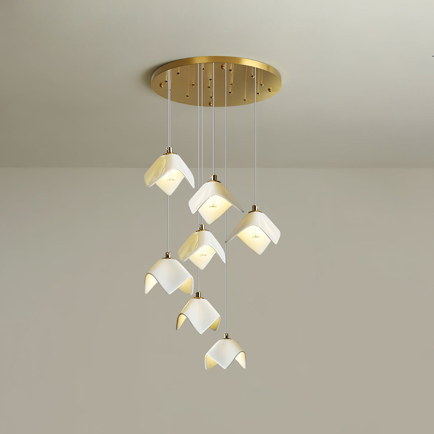 Orlani Cascade Stairs Chandelier - YIOSI