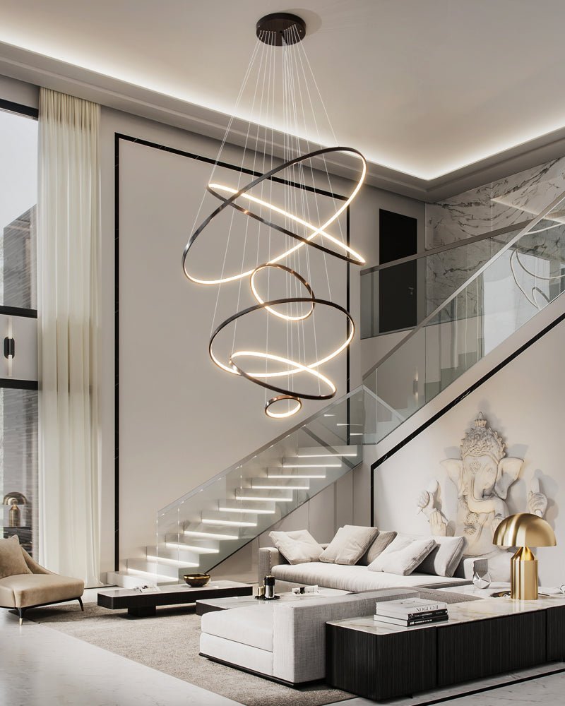Orrery Rings Chandelier - YIOSI