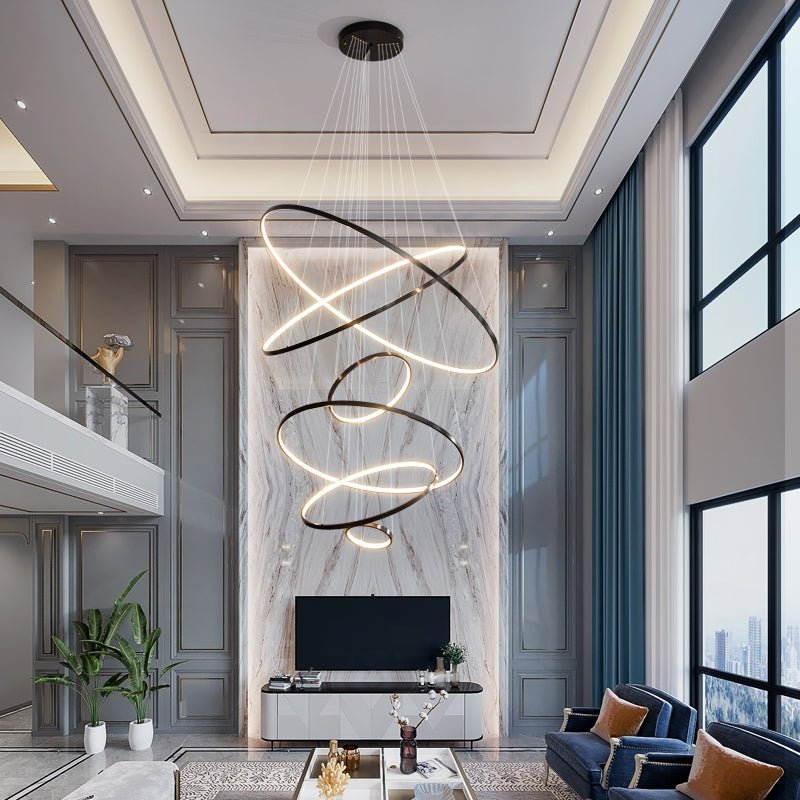 Orrery Rings Chandelier - YIOSI