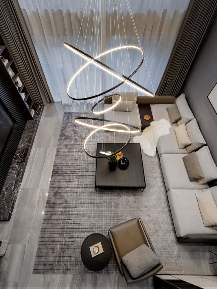 Orrery Rings Chandelier - YIOSI