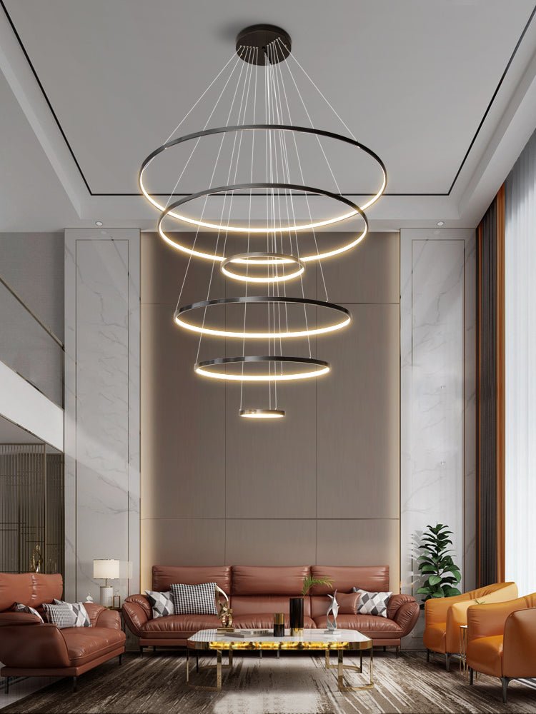 Orrery Rings Chandelier - YIOSI