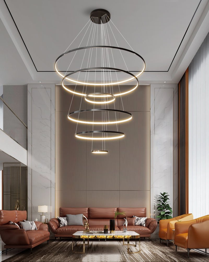 Orrery Rings Chandelier - YIOSI