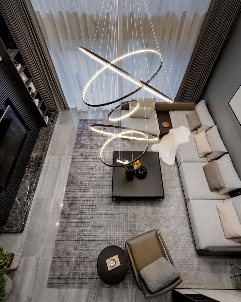 Orrery Rings Chandelier - YIOSI