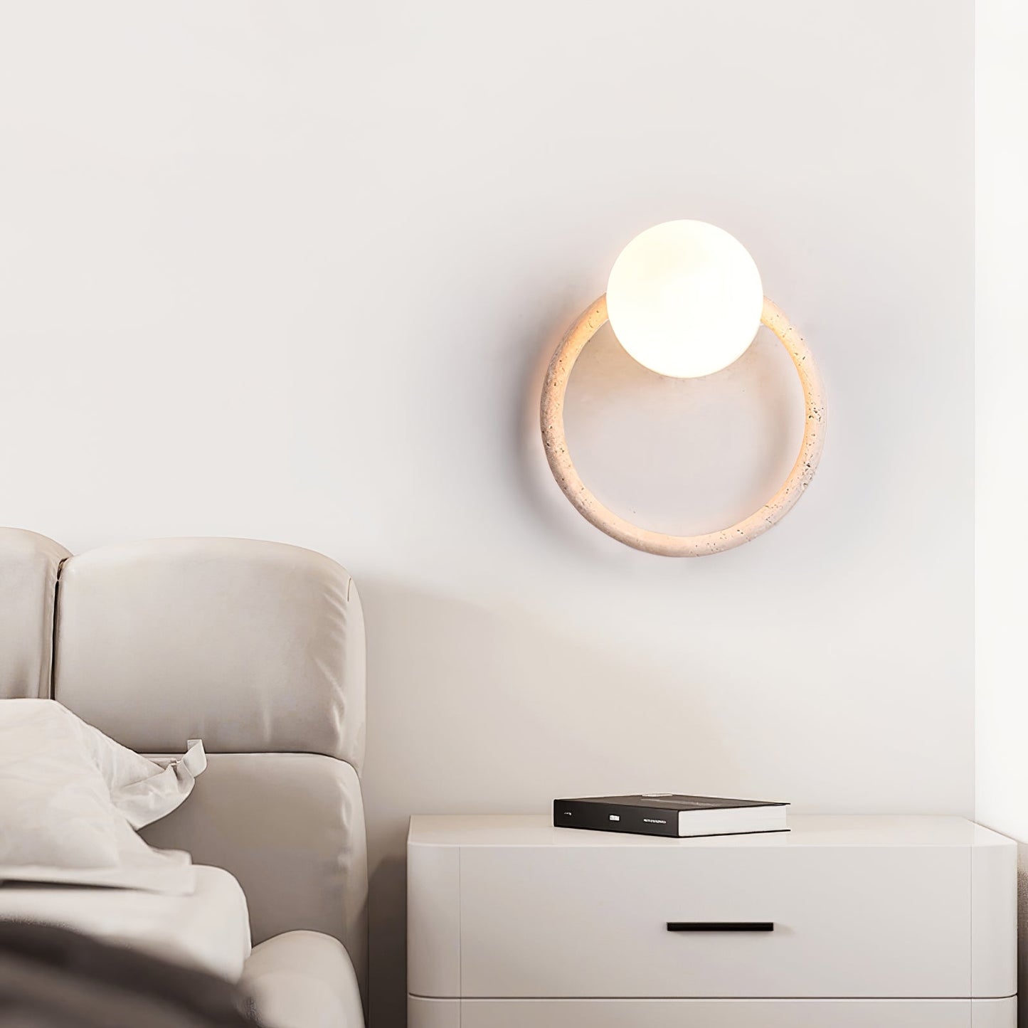 Orria Travertine Wall Light - YIOSI