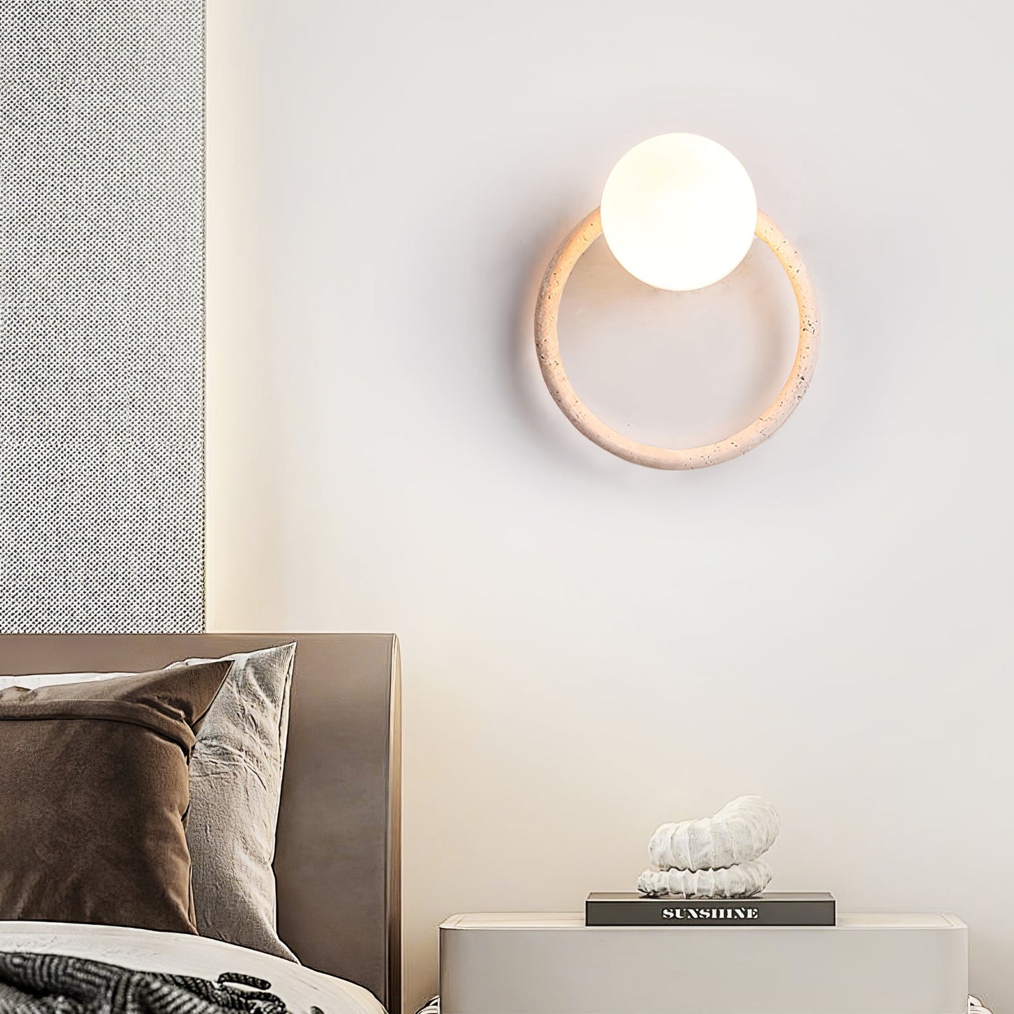 Orria Travertine Wall Light - YIOSI