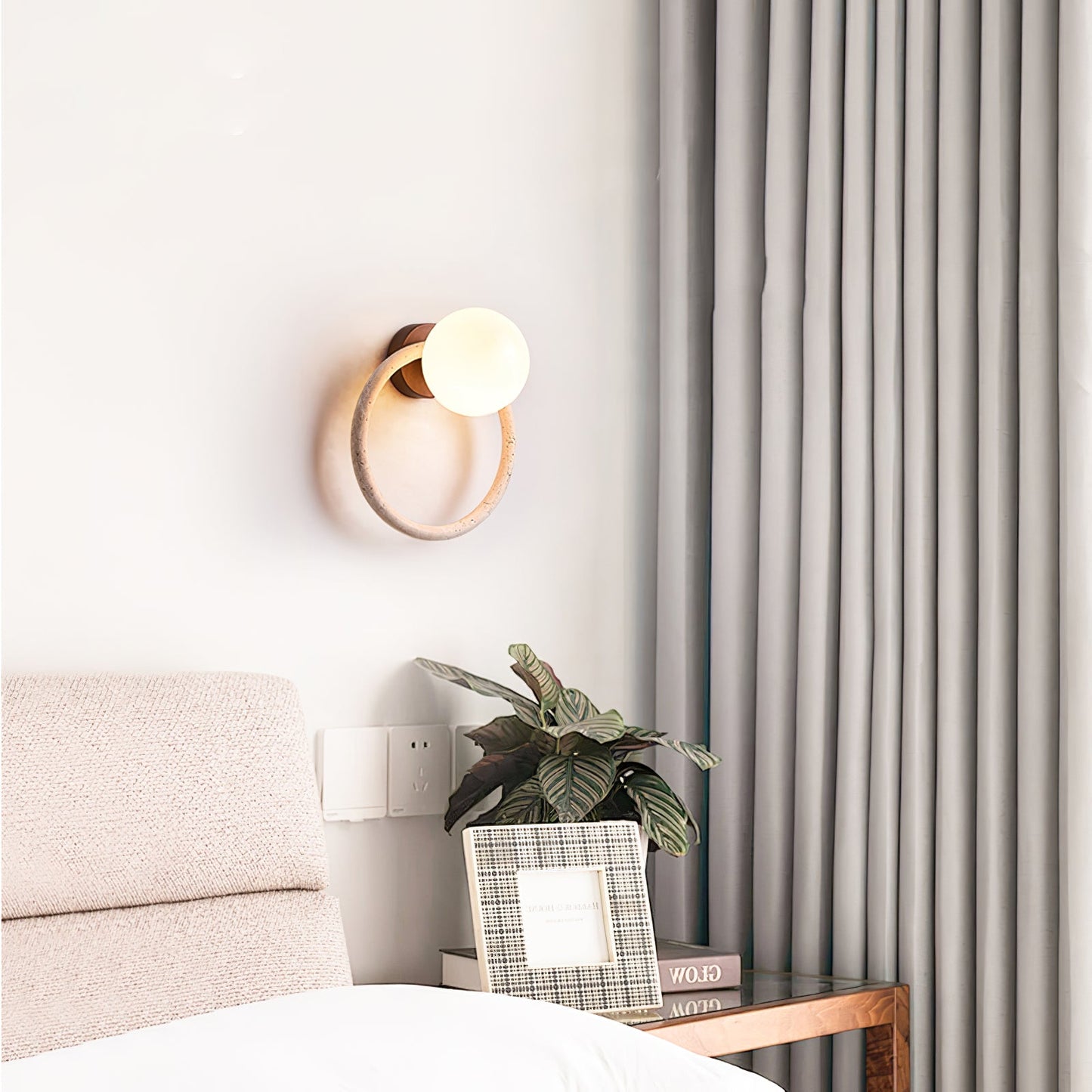 Orria Travertine Wall Light - YIOSI