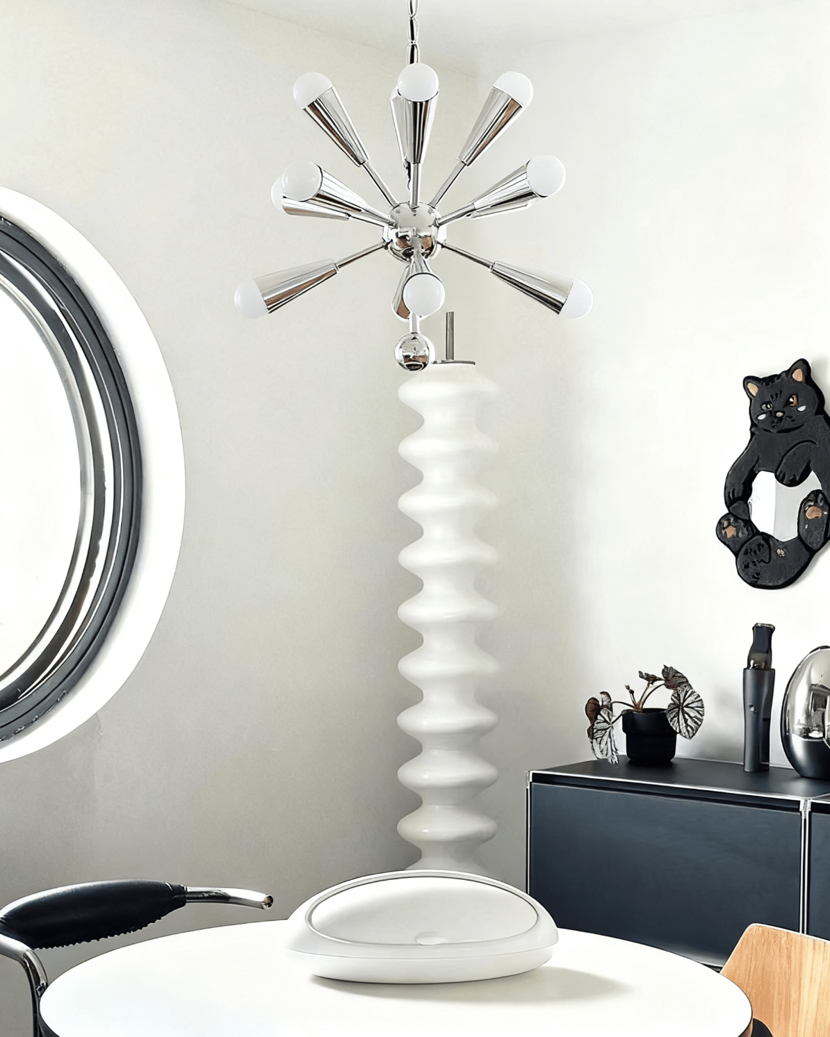 Orvian Chrome Chandelier - YIOSI