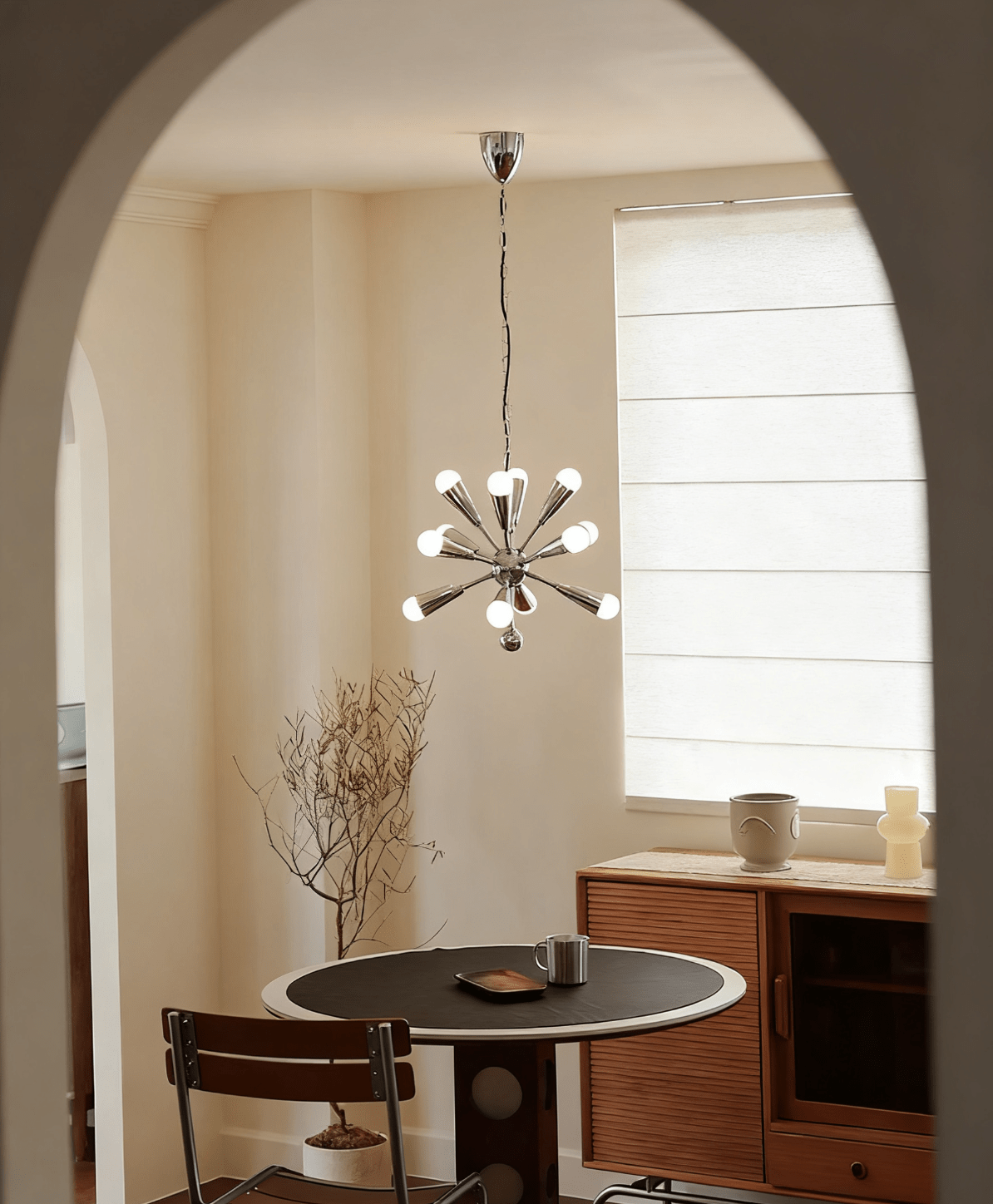 Orvian Chrome Chandelier - YIOSI