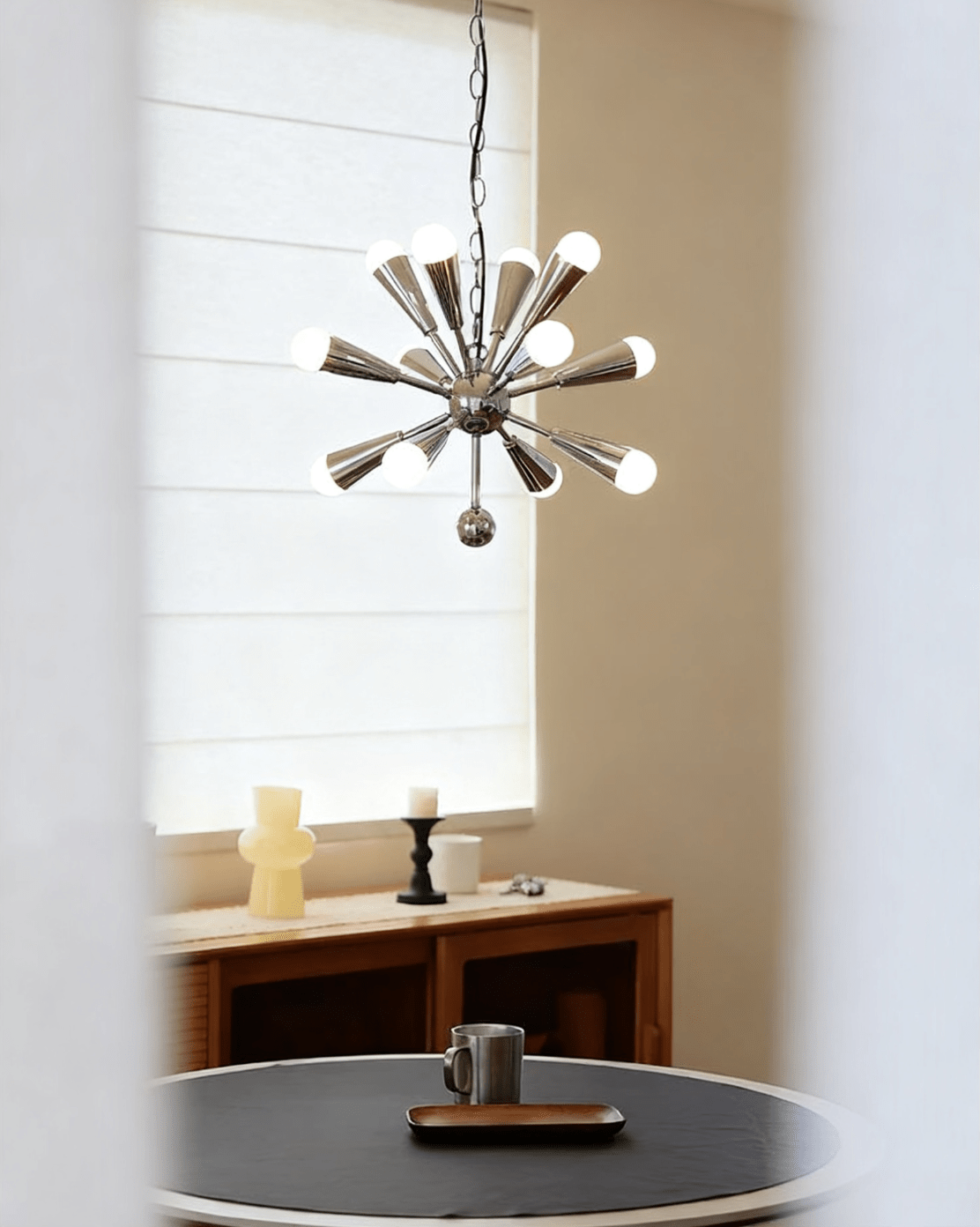 Orvian Chrome Chandelier - YIOSI