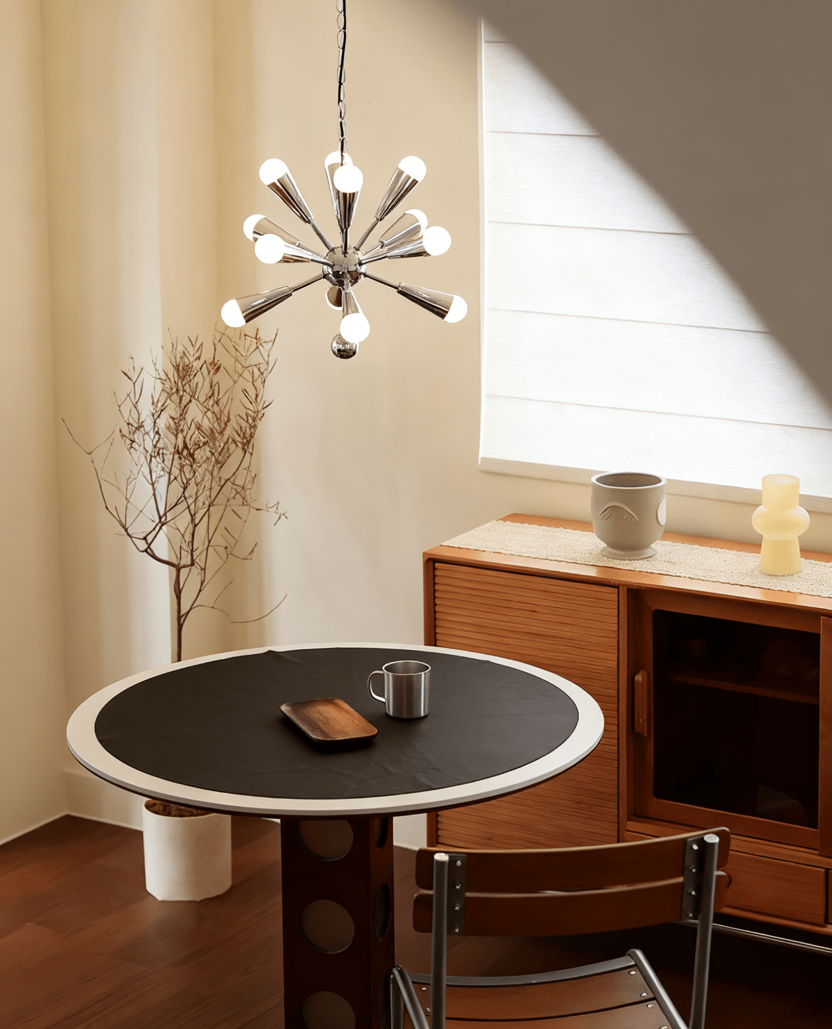 Orvian Chrome Chandelier - YIOSI