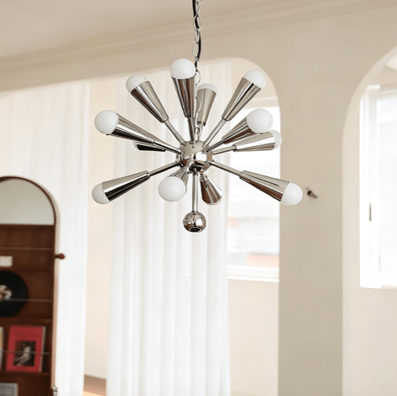 Orvian Chrome Chandelier - YIOSI