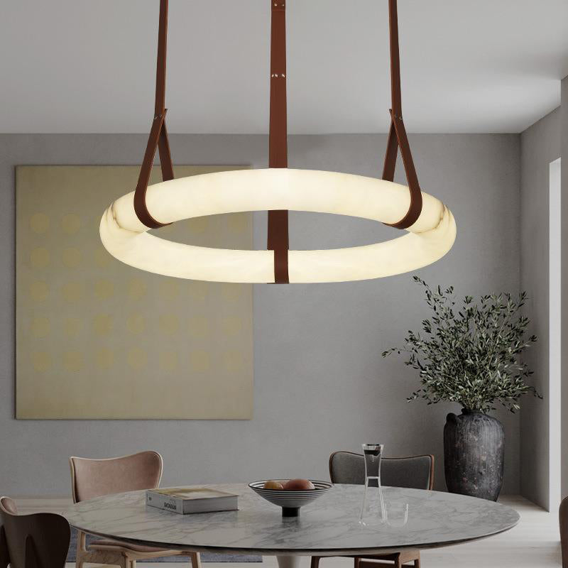 Vakkerlight Oslo Pendant Light A Alabaster Ring Ceiling Lamp