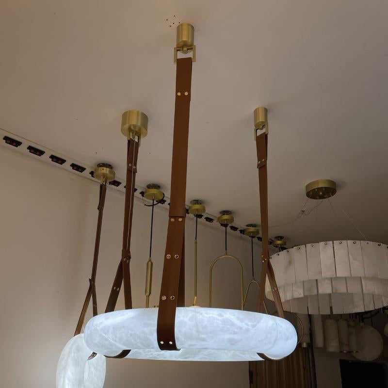 Vakkerlight Oslo Pendant Light A Alabaster Ring Ceiling Lamp