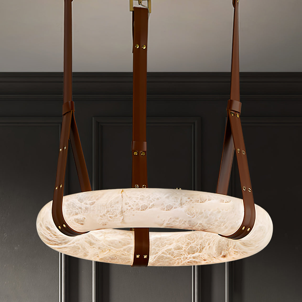 Vakkerlight Oslo Pendant Light A Alabaster Ring Ceiling Lamp
