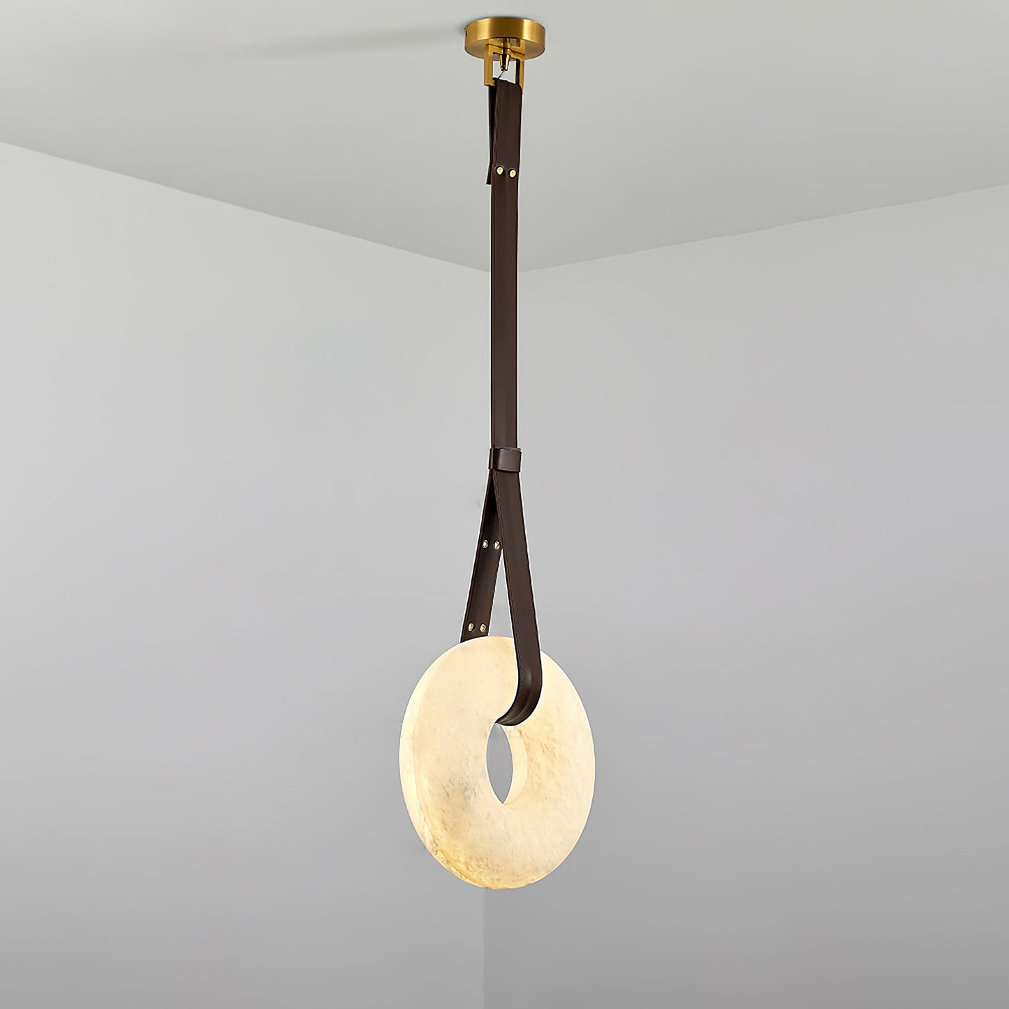 Vakkerlight Oslo Pendant Light A Alabaster Ring Ceiling Lamp