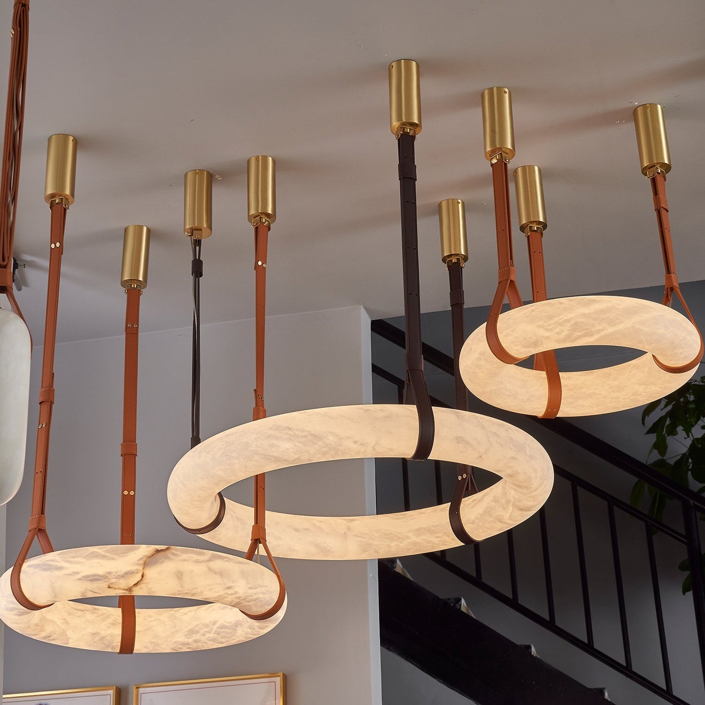Vakkerlight Oslo Pendant Light A Alabaster Ring Ceiling Lamp