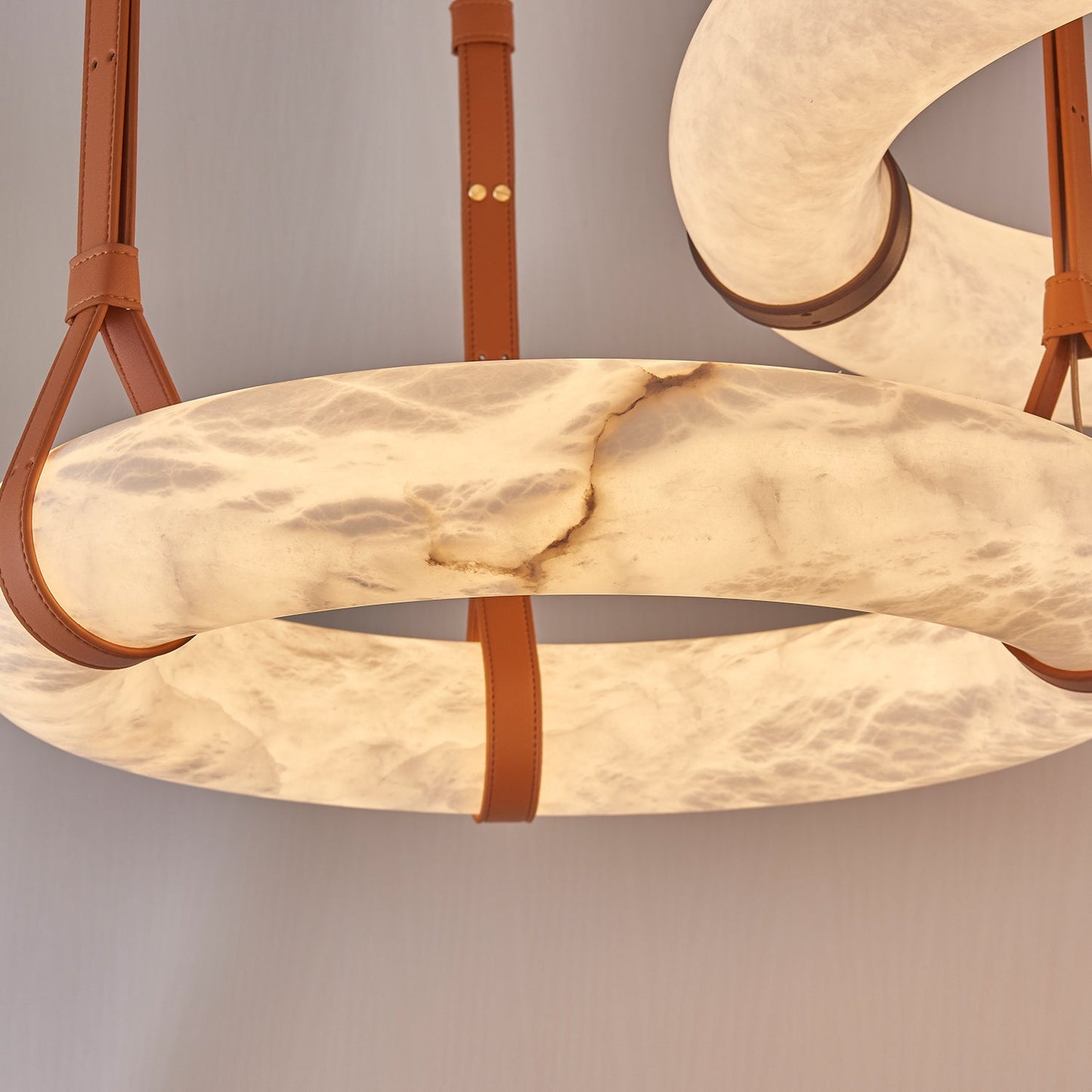 Vakkerlight Oslo Pendant Light A Alabaster Ring Ceiling Lamp