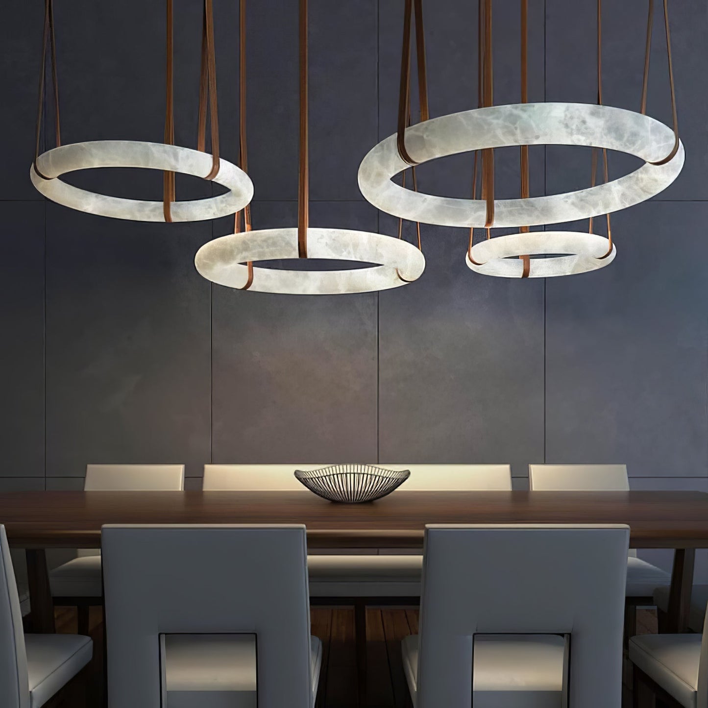 Vakkerlight Oslo Pendant Light A Alabaster Ring Ceiling Lamp