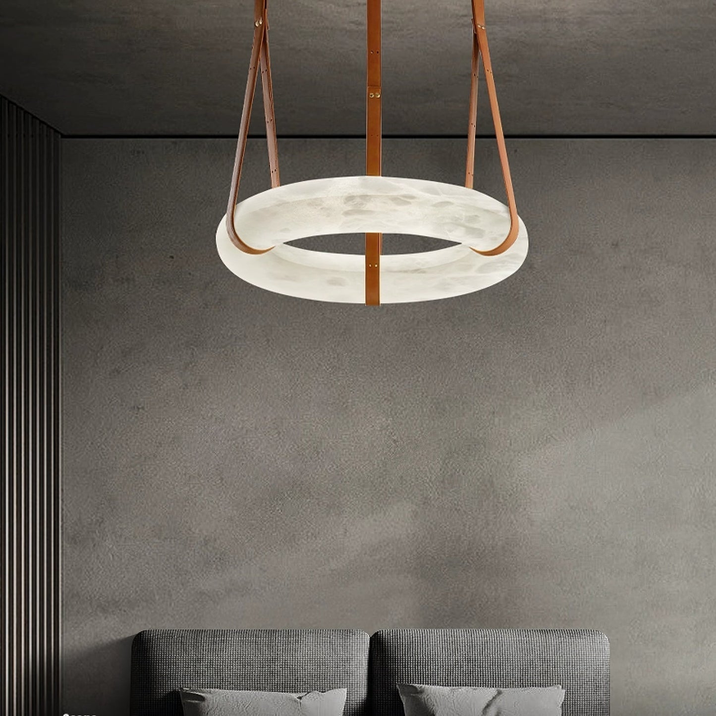 Vakkerlight Oslo Pendant Light A Alabaster Ring Ceiling Lamp