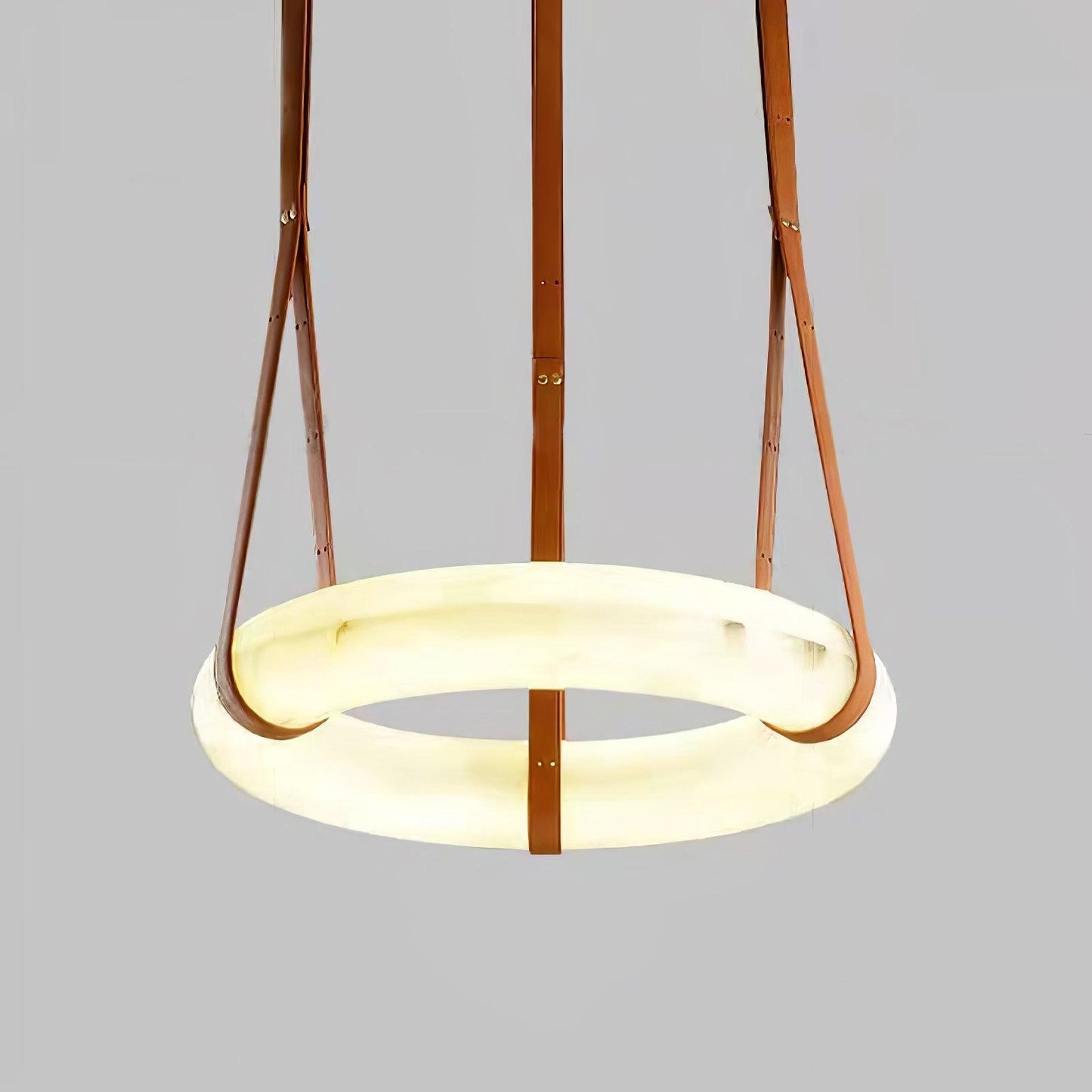 Vakkerlight Oslo Pendant Light B Alabaster Ring Ceiling Fixture