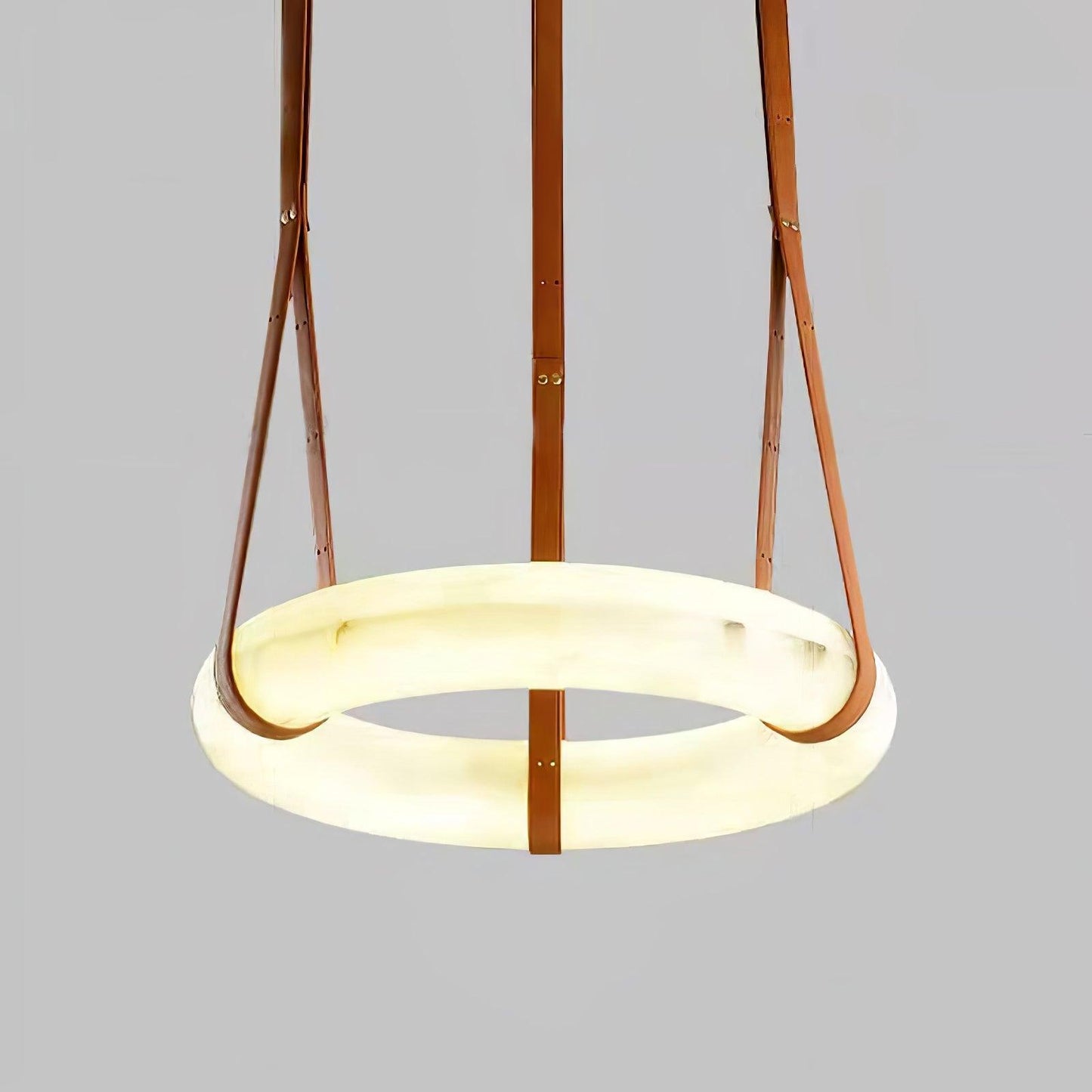Vakkerlight Oslo Pendant Light B Alabaster Ring Ceiling Fixture