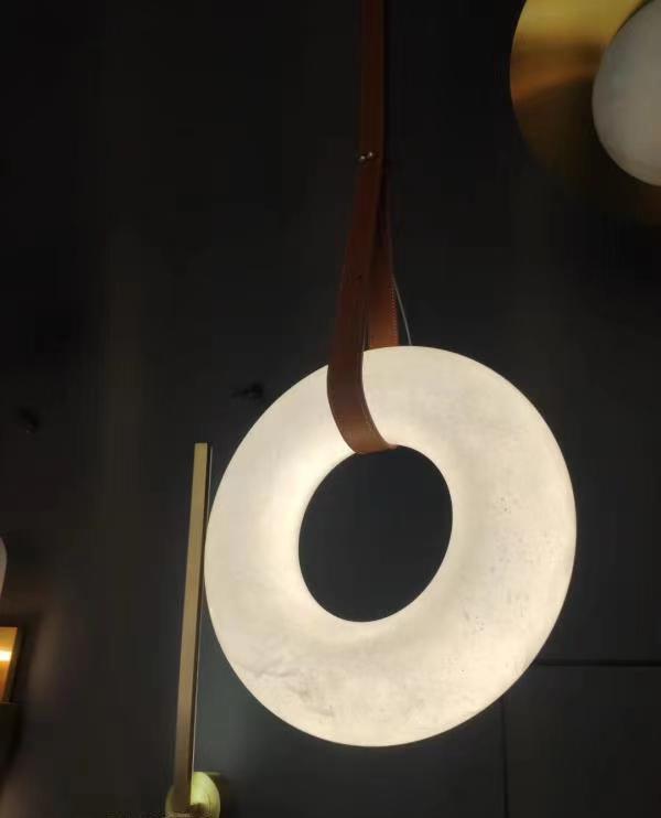 Vakkerlight Oslo Pendant Light A Alabaster Ring Ceiling Lamp