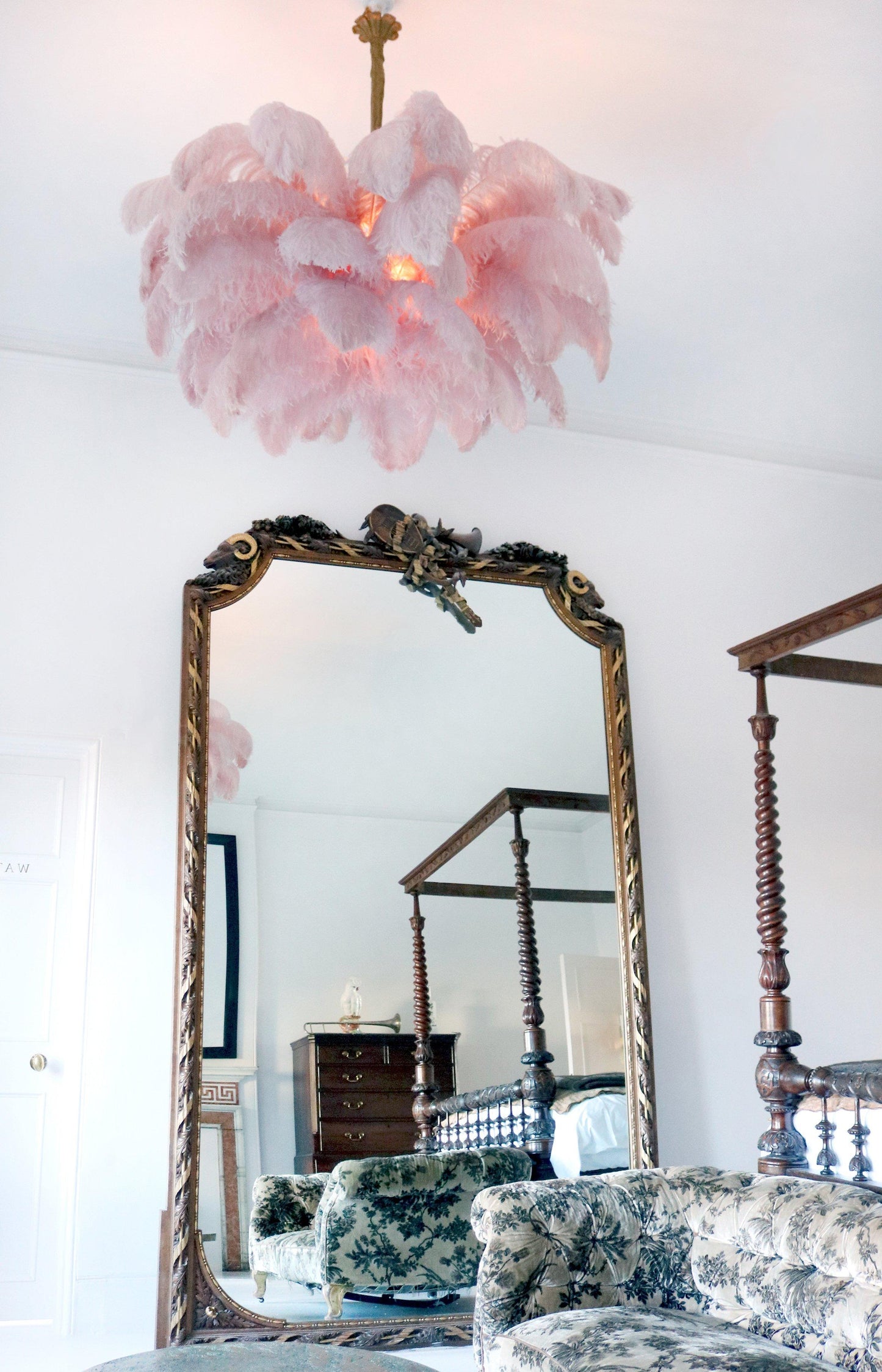 Ostrich Feather Chandeliers - YIOSI