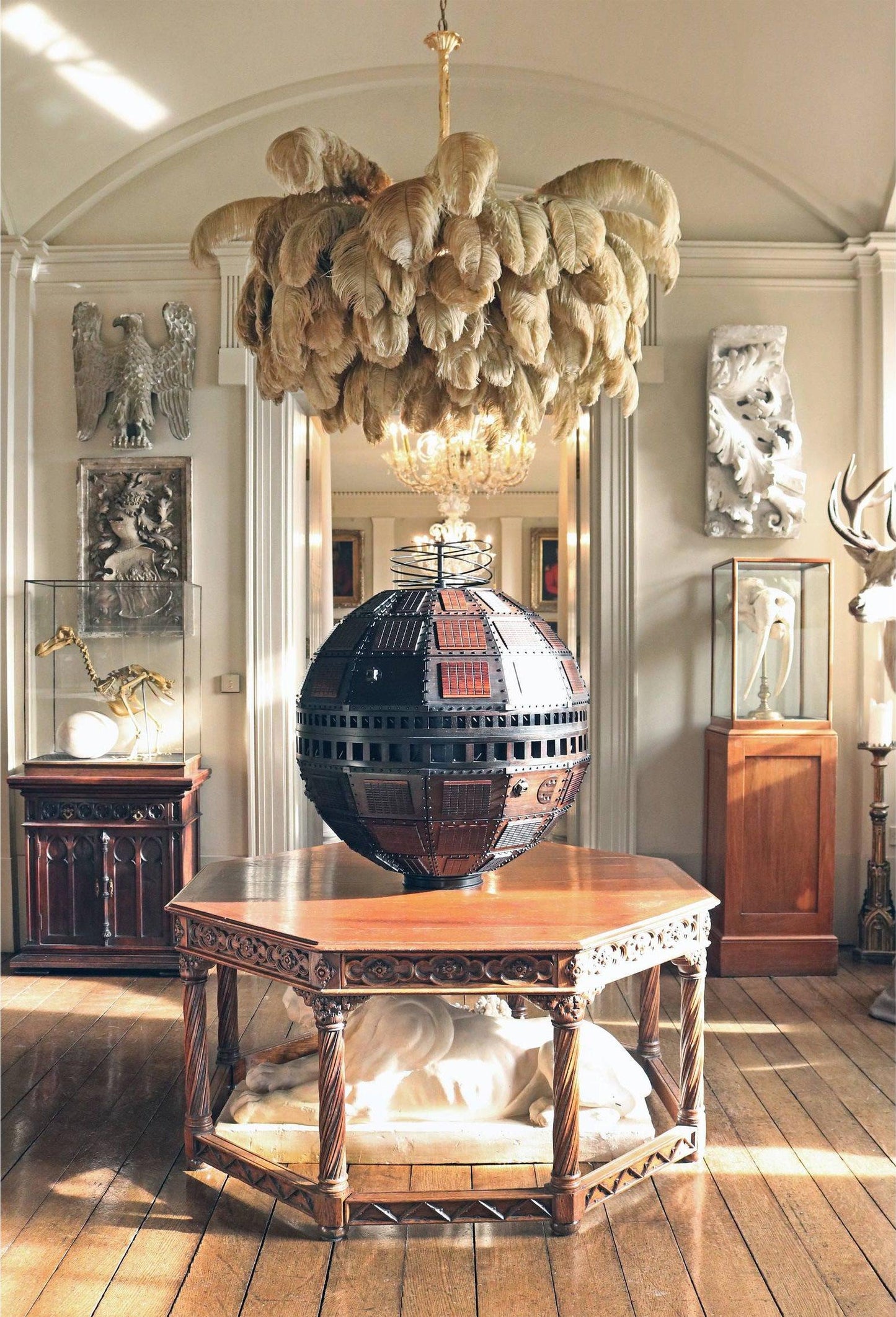Ostrich Feather Chandeliers - YIOSI