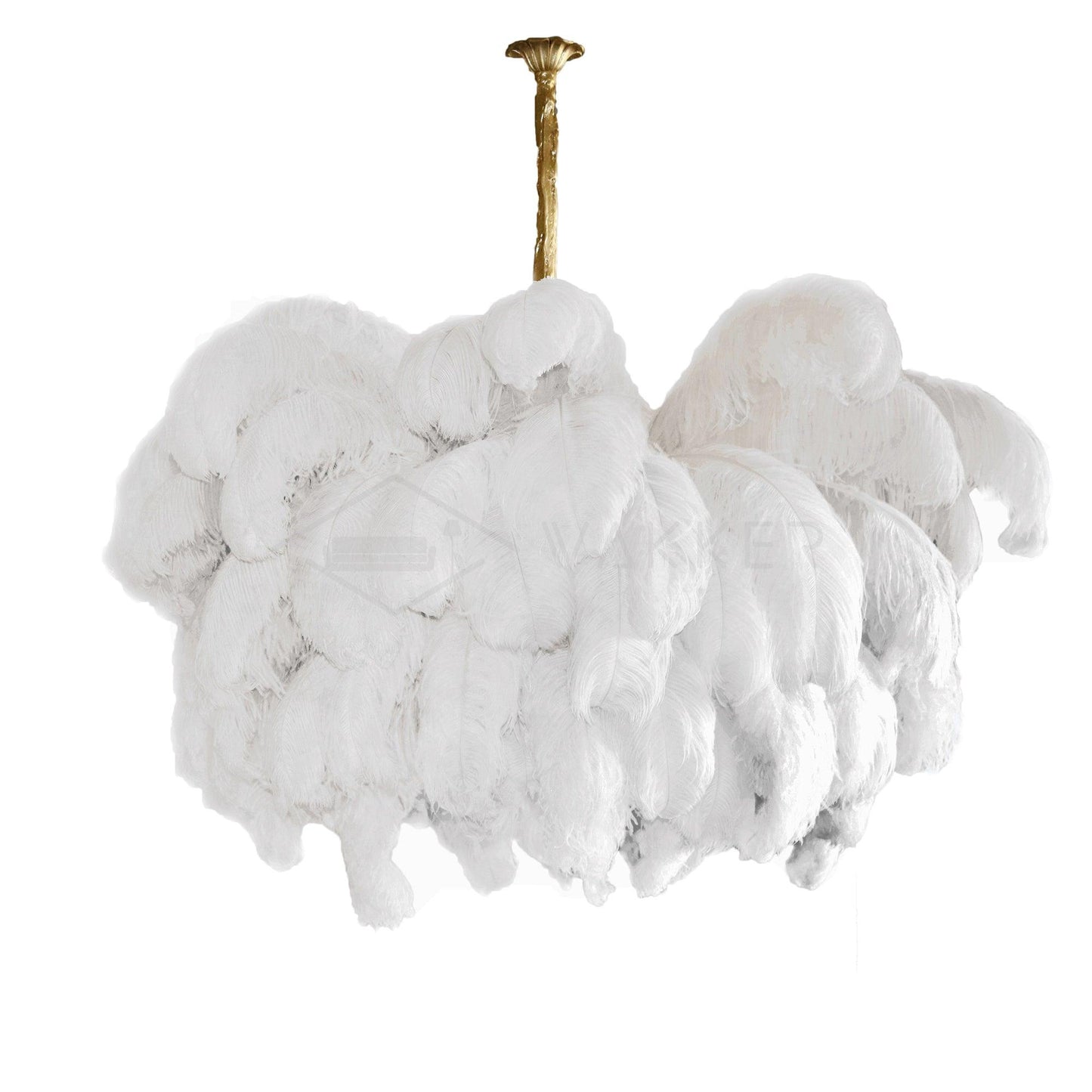 Ostrich Feather Chandeliers - YIOSI