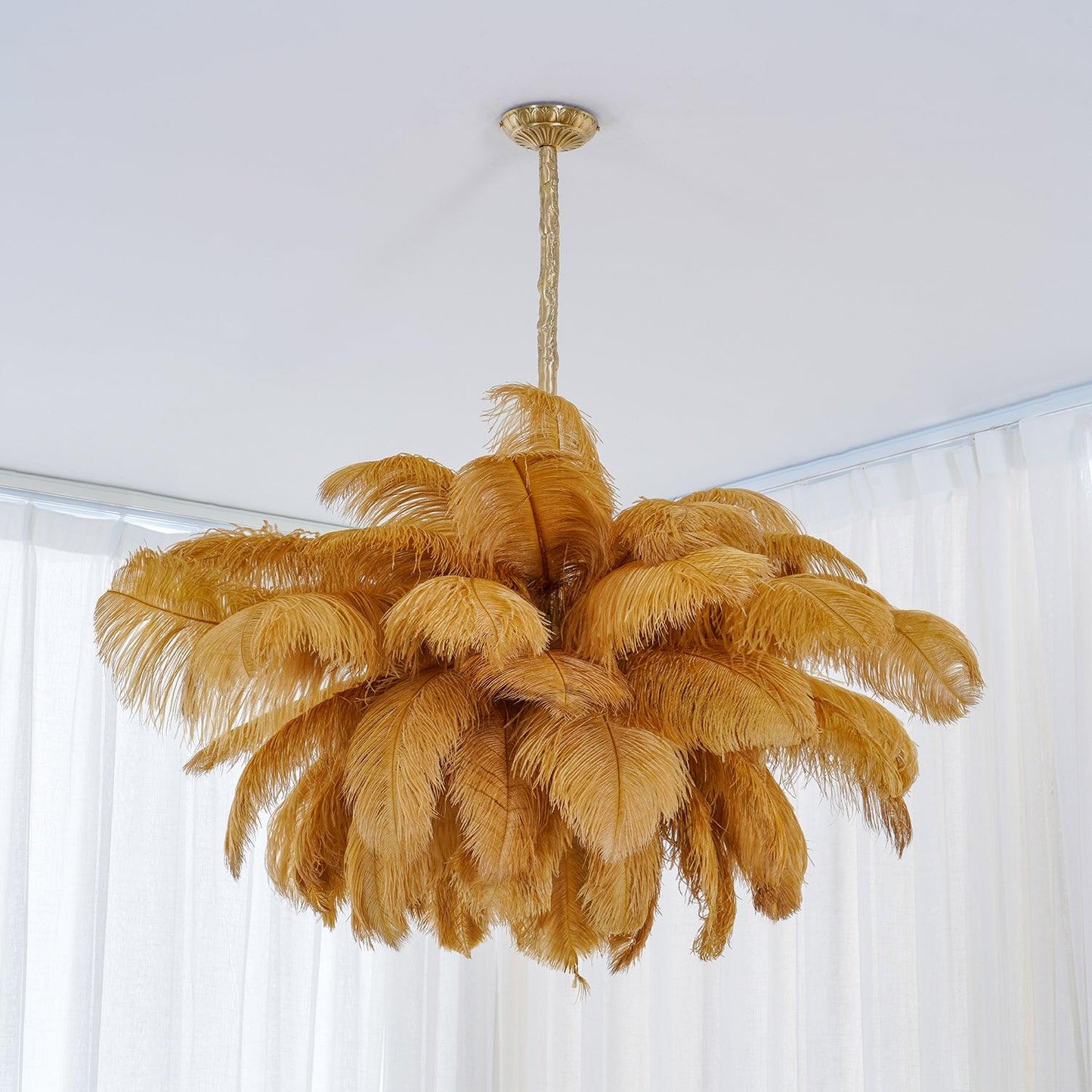 Ostrich Feather Chandeliers - YIOSI