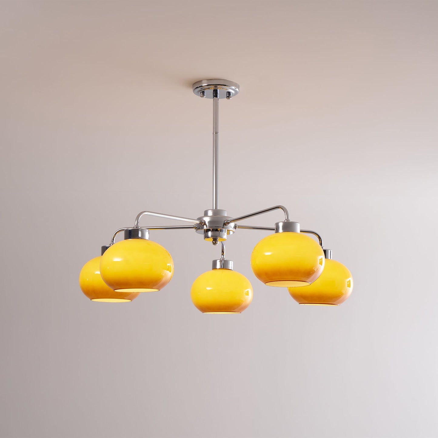 Oval Persimmon Chandelier - YIOSI