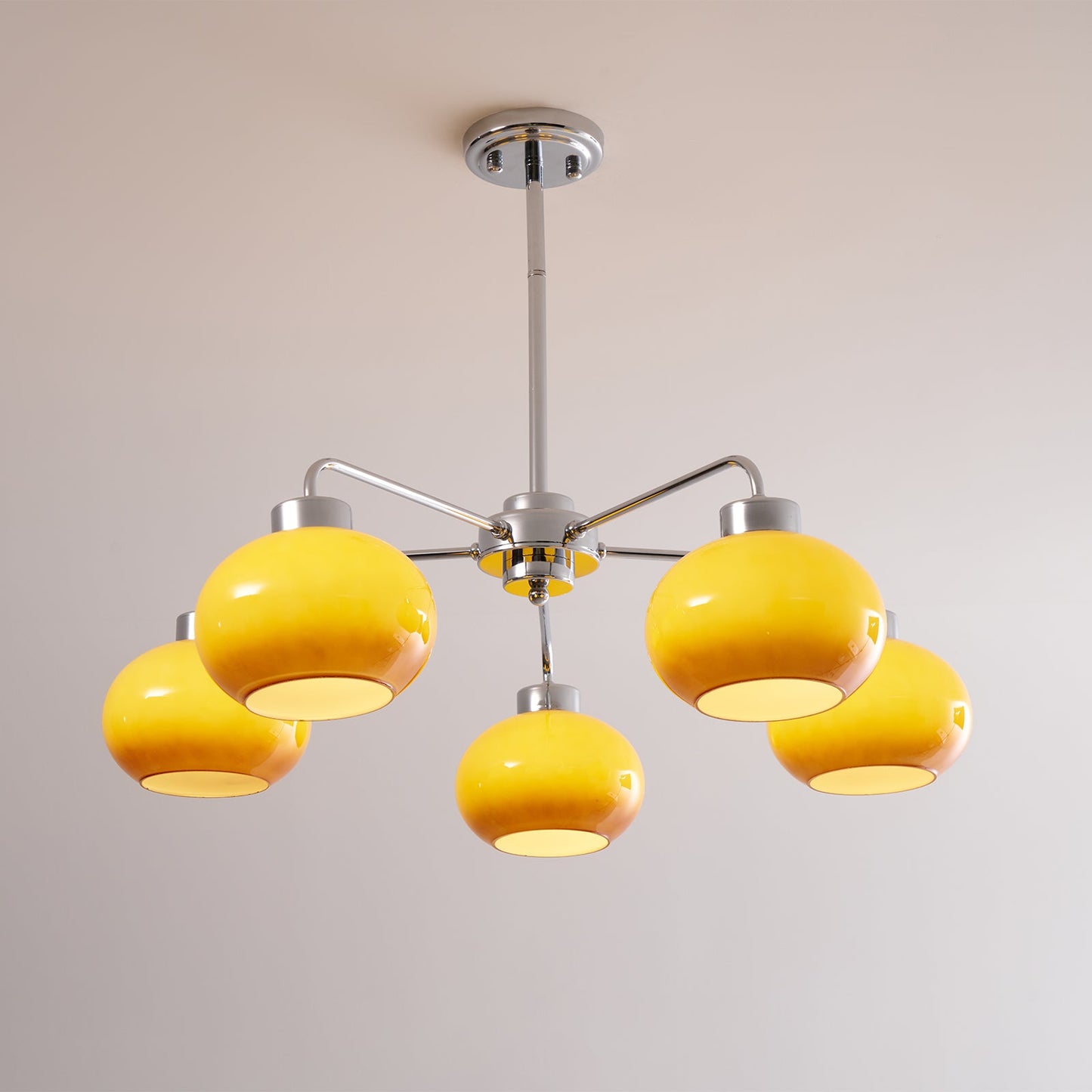 Oval Persimmon Chandelier - YIOSI