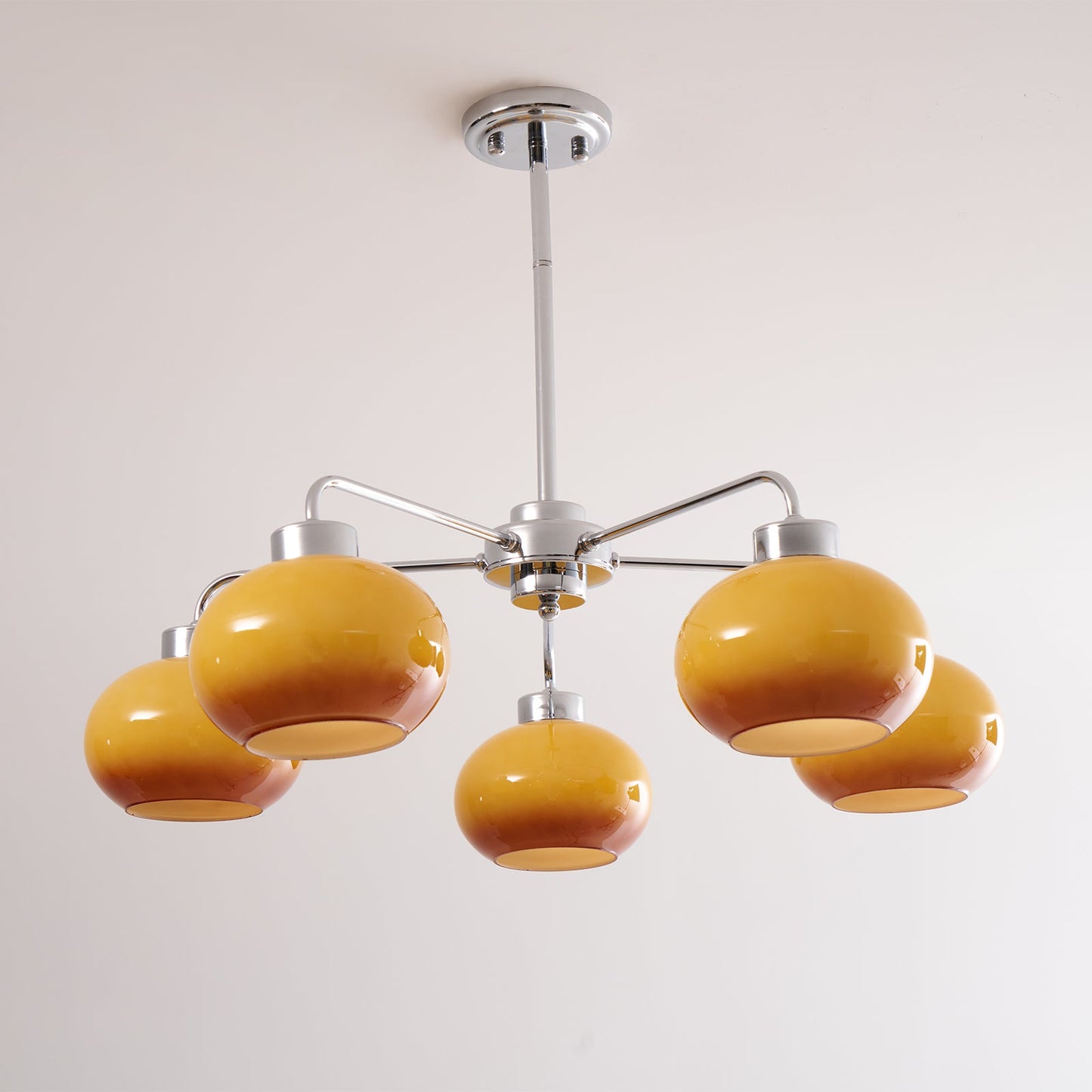Oval Persimmon Chandelier - YIOSI