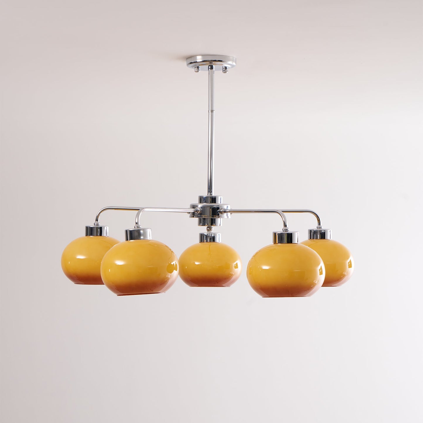 Oval Persimmon Chandelier - YIOSI