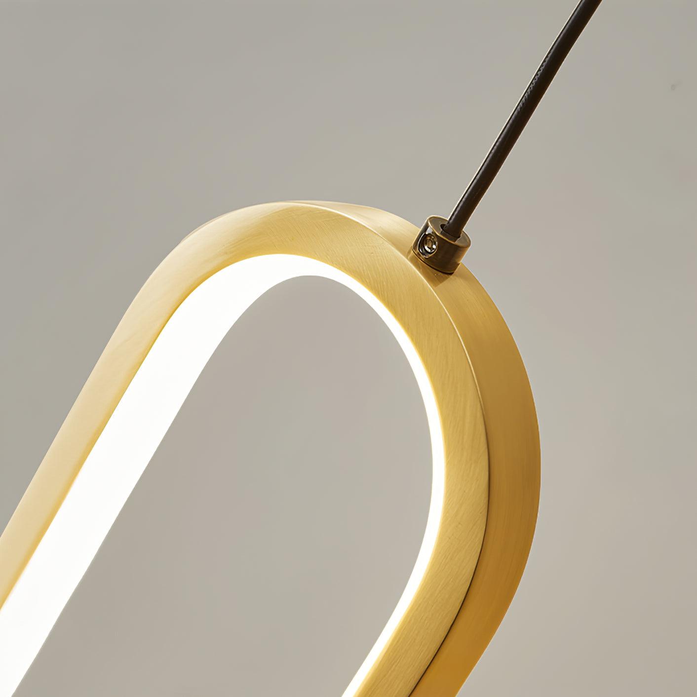 Oval LED Brass Wall Lamp - YIOSI