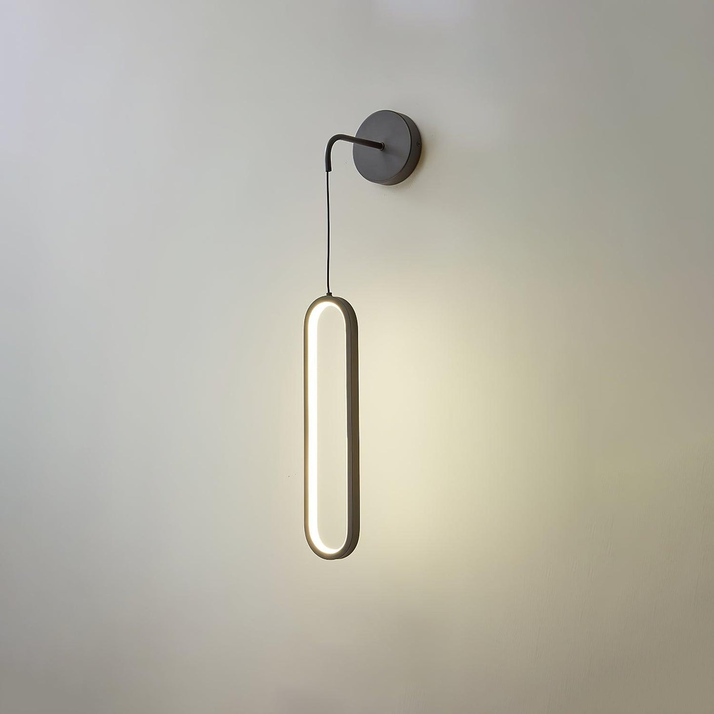 Oval LED Brass Wall Lamp - YIOSI