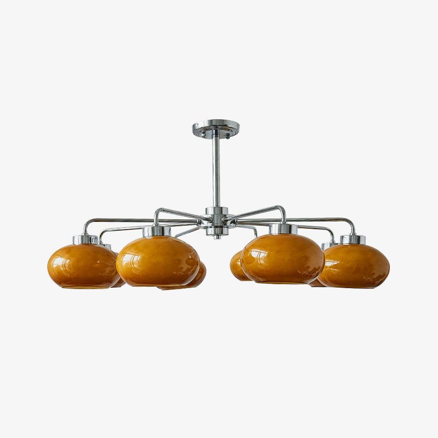 Oval Persimmon Chandelier - YIOSI