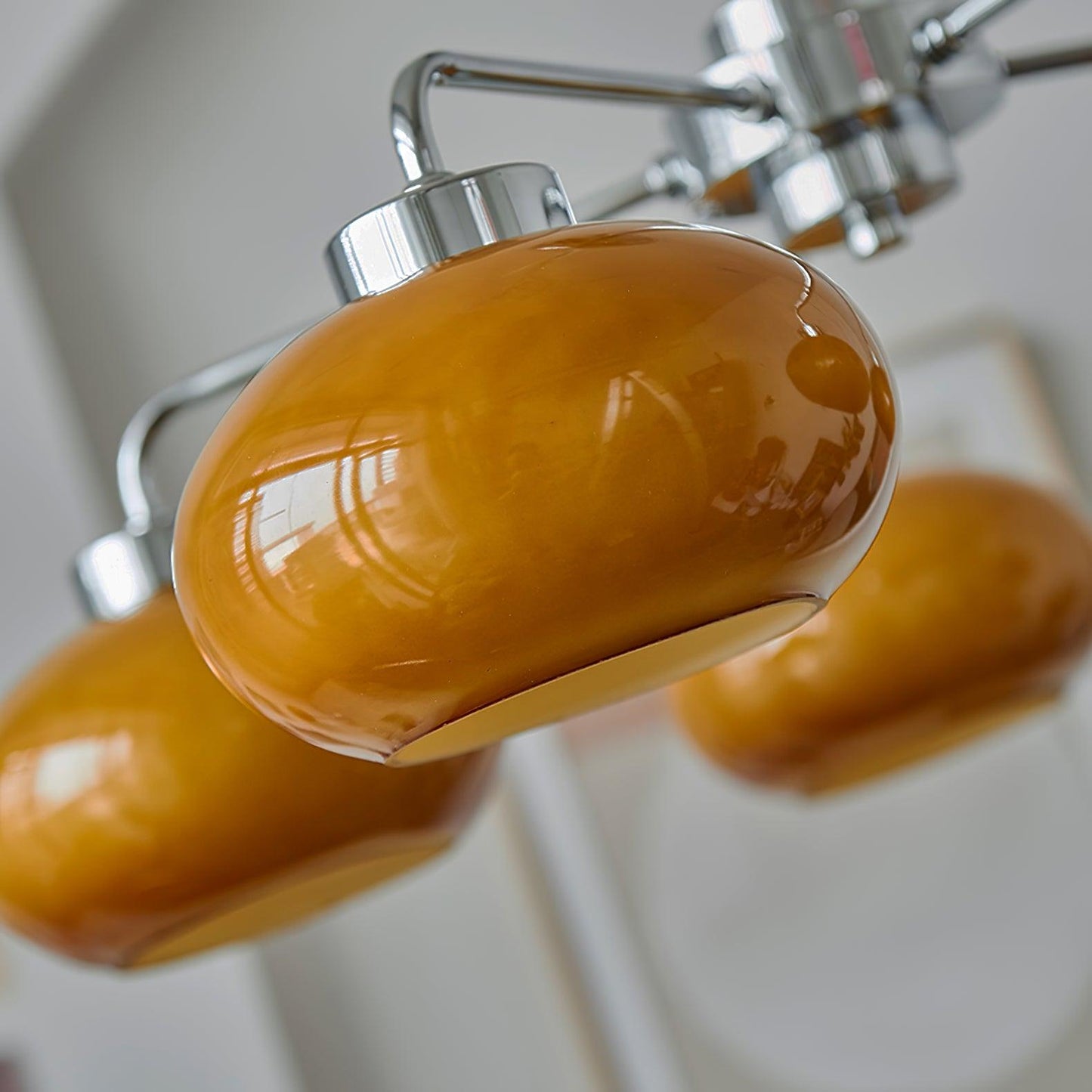 Oval Persimmon Chandelier - YIOSI