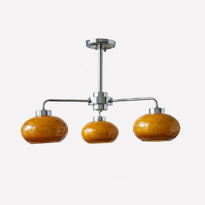 Oval Persimmon Chandelier - YIOSI