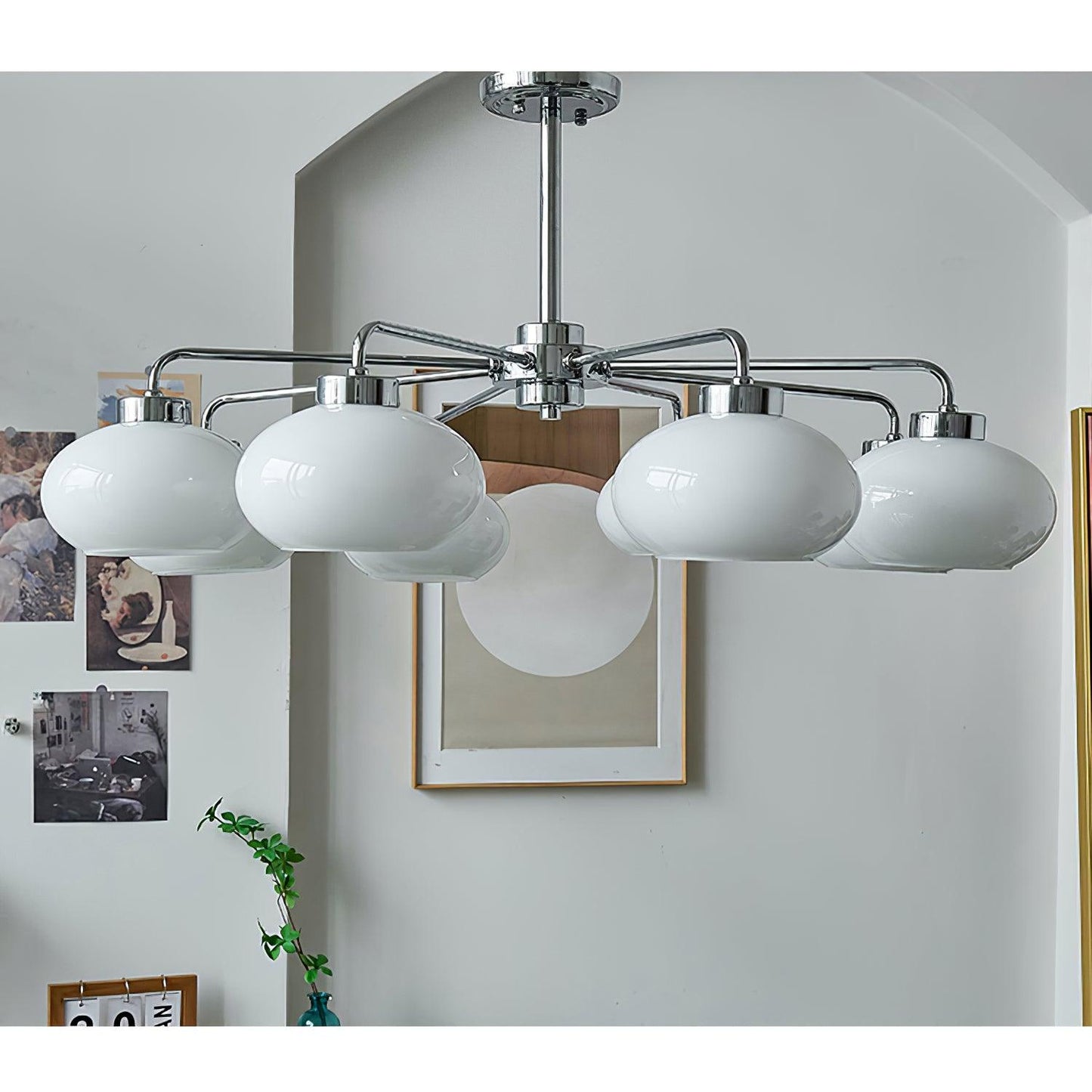 Oval Persimmon Chandelier - YIOSI