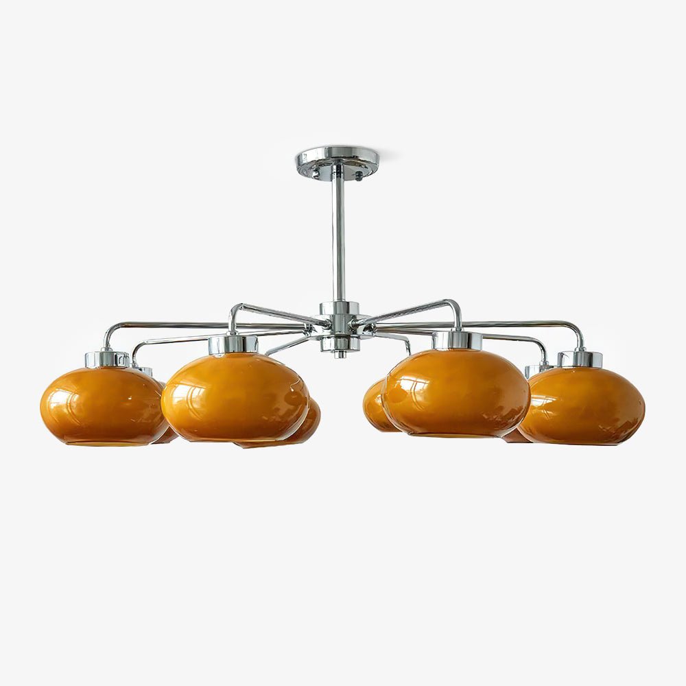 Oval Persimmon Chandelier - YIOSI