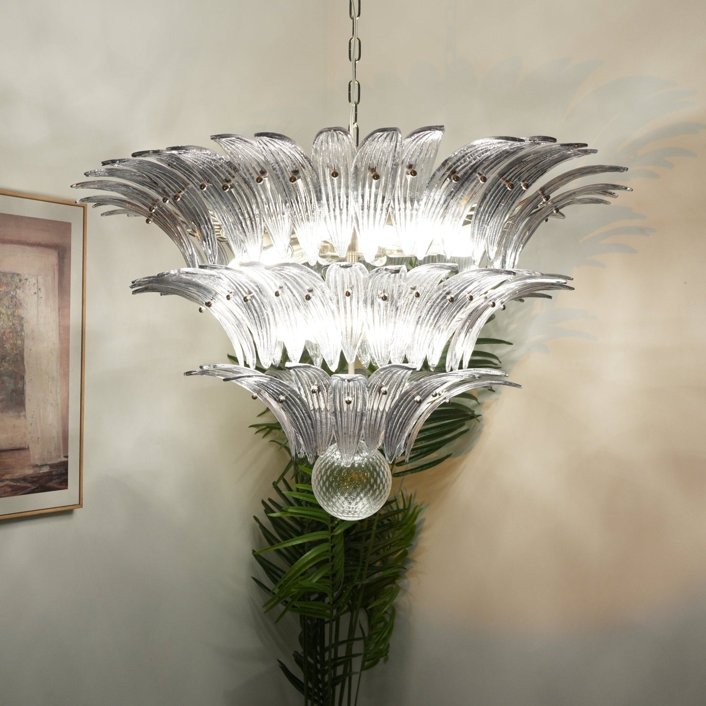 Palm Grove Murano Chandelier - YIOSI