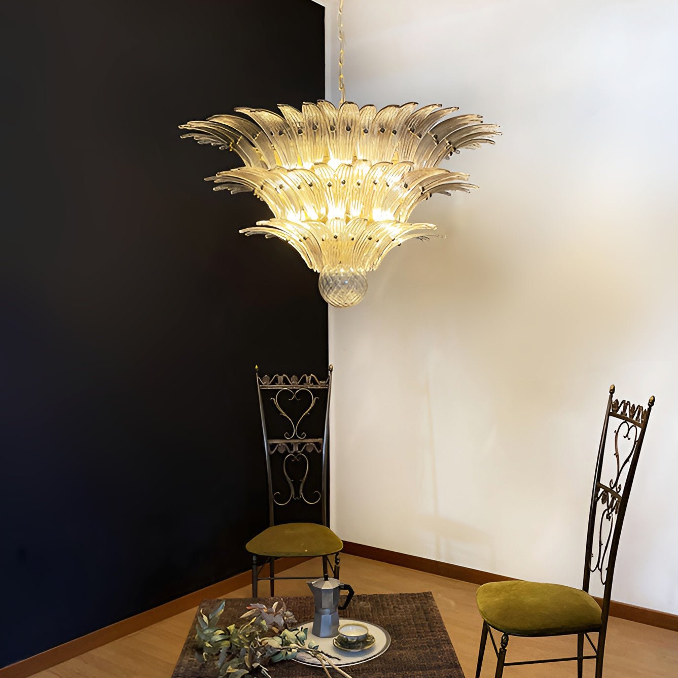 Palm Grove Murano Chandelier - YIOSI