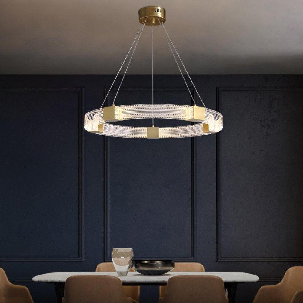 Parallel Ring LED Chandelier - YIOSI