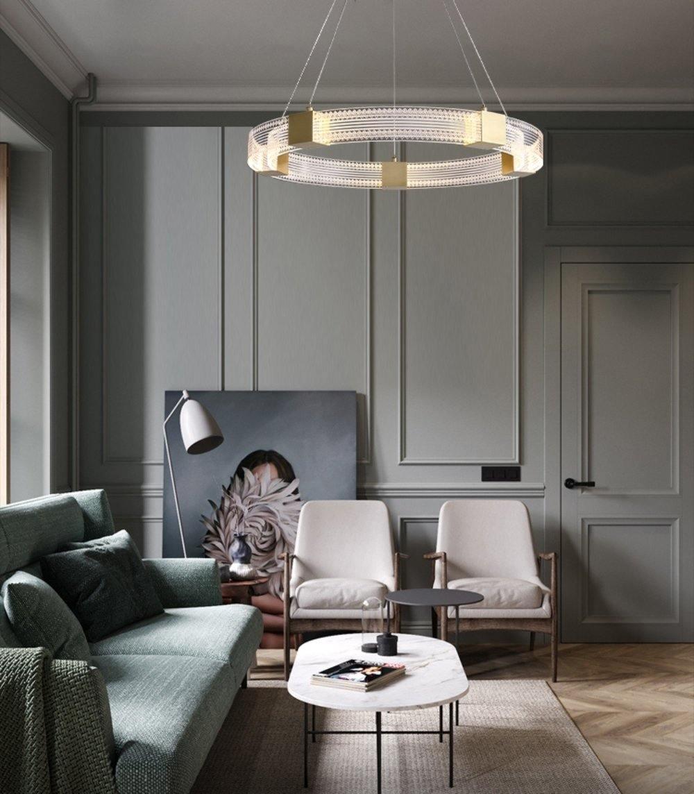 Parallel Ring LED Chandelier - YIOSI